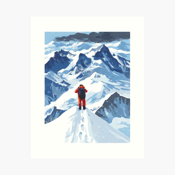 Top of the world Art Print