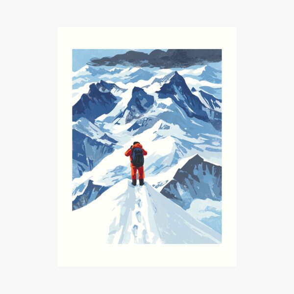 Top of the world Art Print