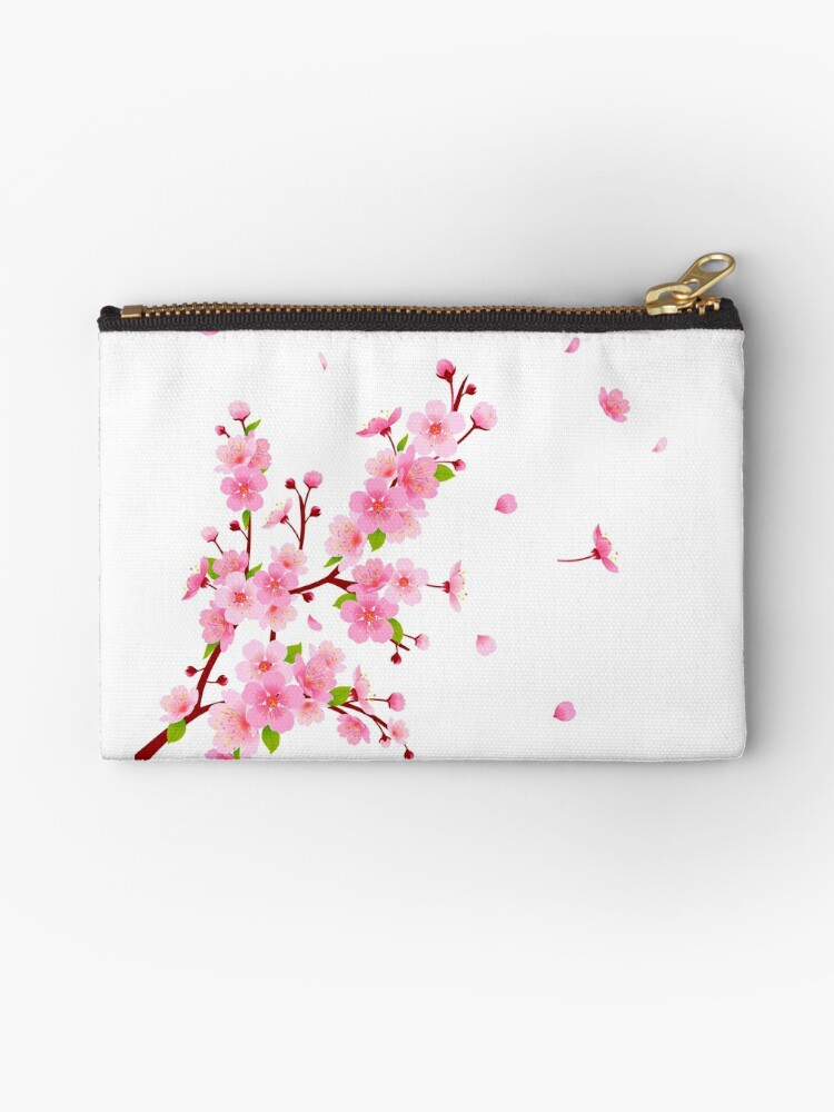 Sakura Cherry Blossom, Japanese Sakura Zipper Pouch for Sale by  MagicBoutique