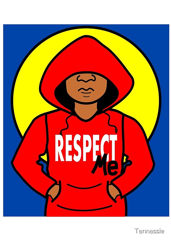 Download "Cartoon African American Boy Wearing Red Hoodie" by ...