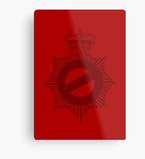 Not My Division - Badge Only Edition Metal Print