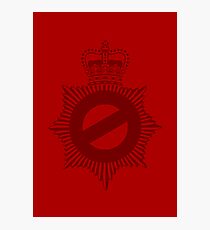 Not My Division - Badge Only Edition Photographic Print