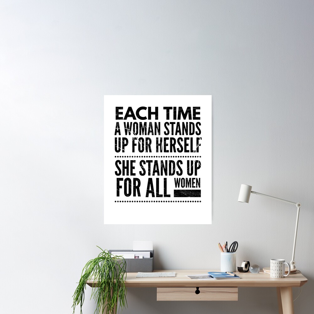 Maya Angelou Women Empowerment Quote Poster for Sale by FoxyCreativeLtd