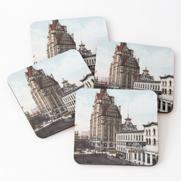 Item preview, Wisconsin Street In Milwaukee - 1900 Photochrom designed and sold by warishellstore.