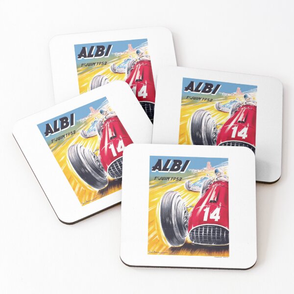 Item preview, 1952 Albi Grand Prix Automobile Race Poster designed and sold by retrographics.
