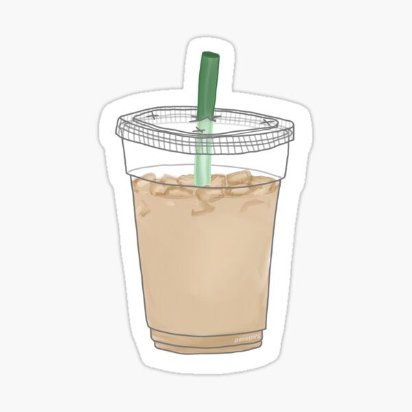 iced coffee Sticker for Sale by ahp00