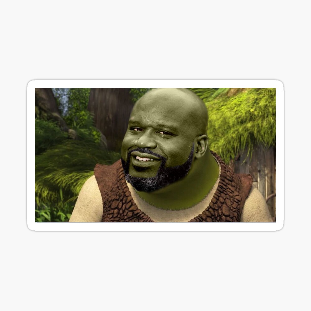 Shrekuille O'neal shrek Shaquille O'neal Digital Art 