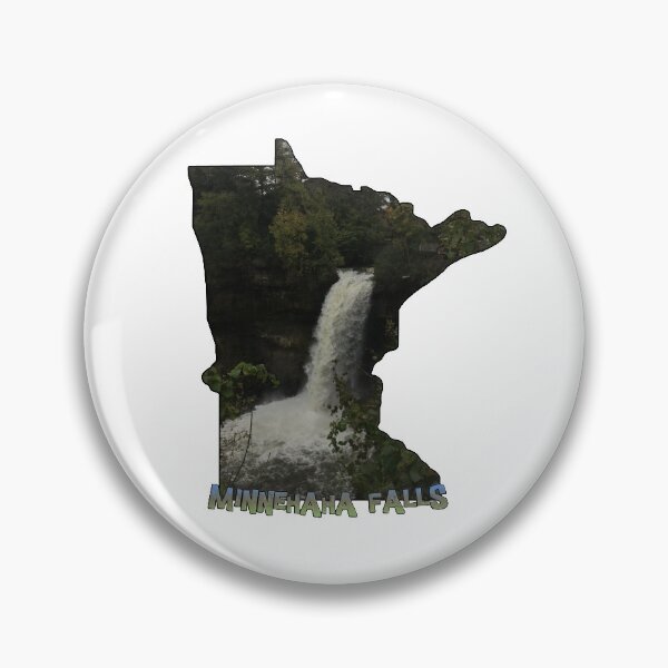 Artikelvorschau, Minnesota State Outline (Minnehaha Falls) entworfen und verkauft von gorff.
