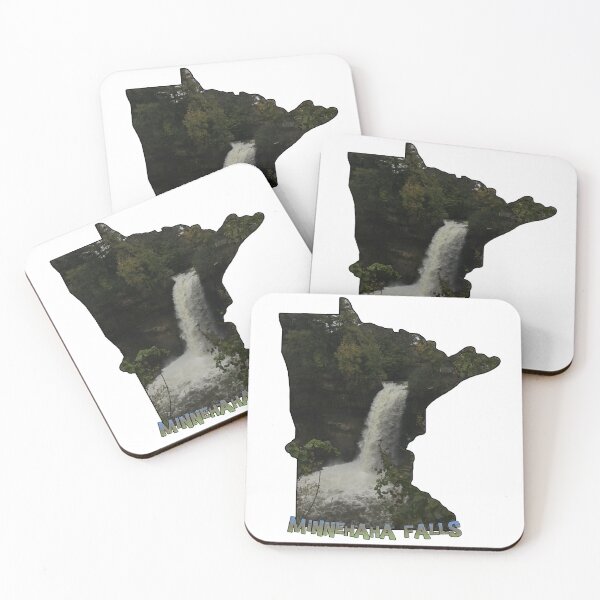 Item preview, Minnesota State Outline (Minnehaha Falls) designed and sold by gorff.