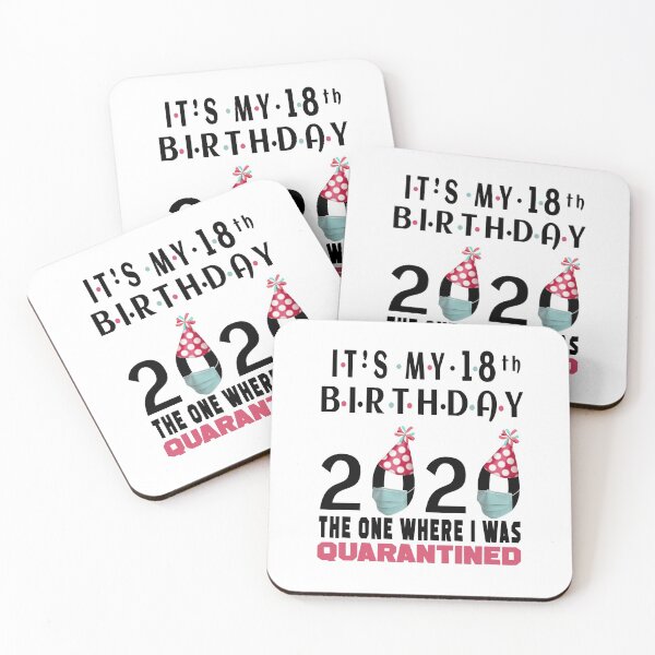 Item preview, Its My 18th Birthday The One Where Im Quarantined Social Distancing Gifts  designed and sold by AnimaLovers.