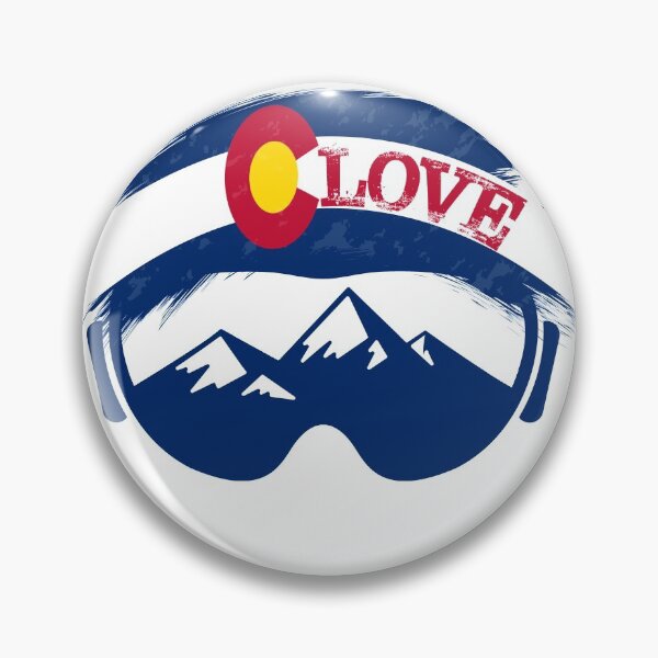 Item preview, We Love Colorado - Bandera, gafas y montañas designed and sold by AllFourUs.