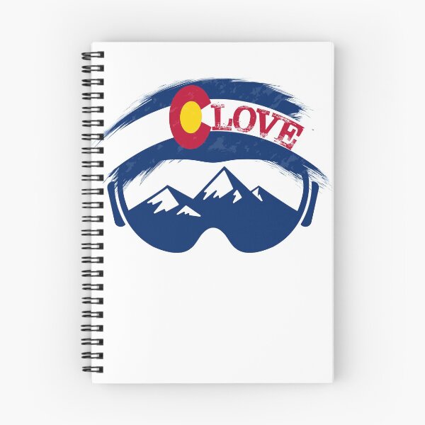 Item preview, We Love Colorado - Flag, Goggles and Mountains designed and sold by AllFourUs.
