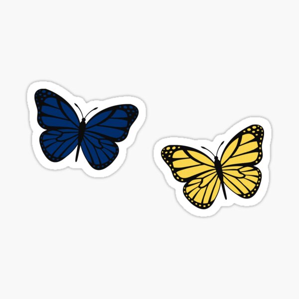 Blue And Gold Stickers Redbubble - blue roblox stickers redbubble