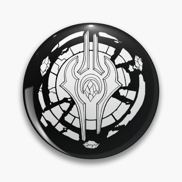 Item preview, Draenei Crest - White designed and sold by All-Sorts.