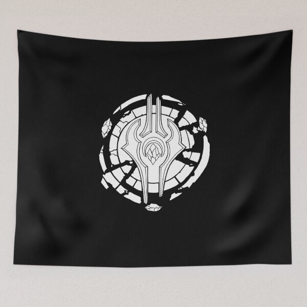 Item preview, Draenei Crest - White designed and sold by All-Sorts.