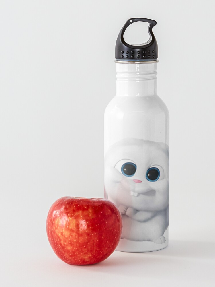 Alternate view of Snowball rabbit pet - Secret life Water Bottle