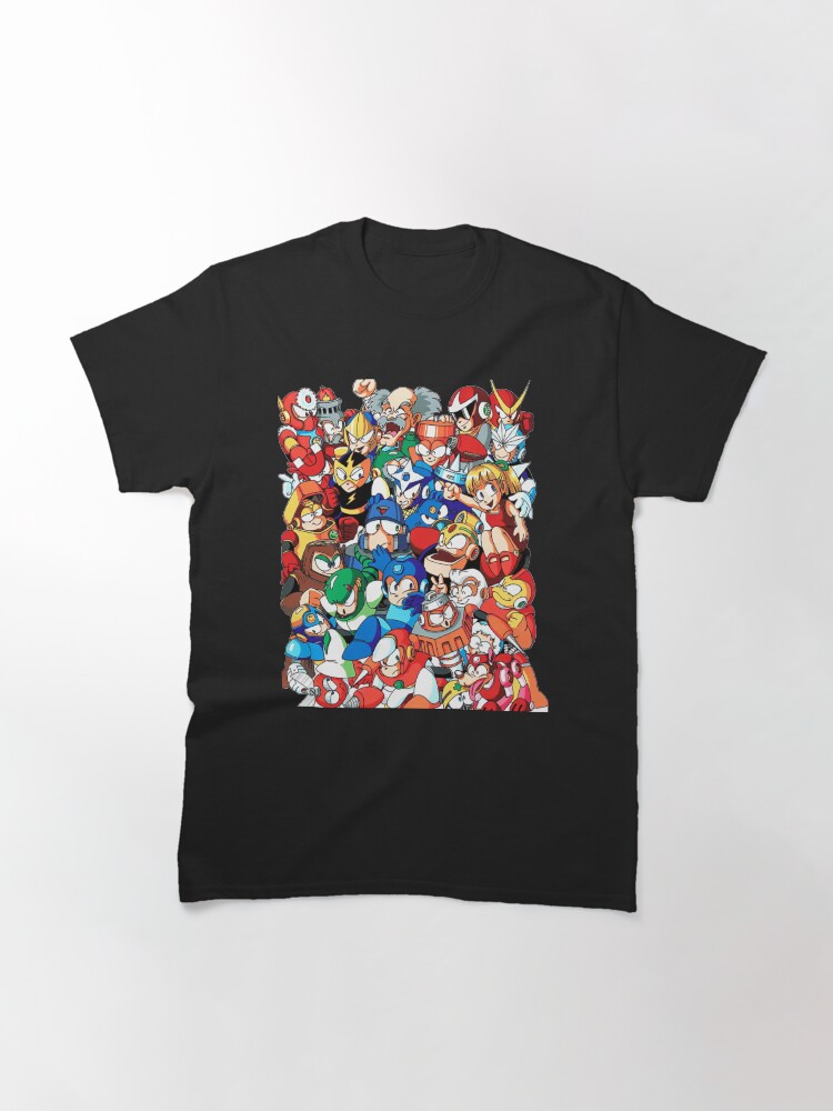 Alternate view of Mega Man 1, 2, and 3 Robot Masters Classic T-Shirt