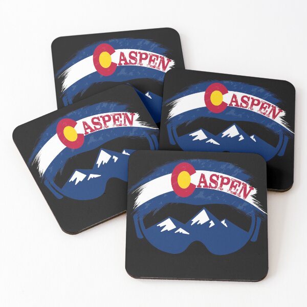 Item preview, Aspen Colorado - Flag, Goggles and Mountains designed and sold by AllFourUs.