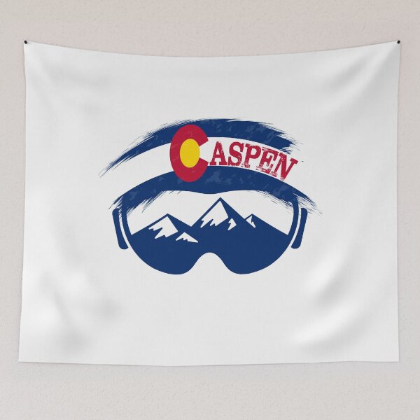 Item preview, Aspen Colorado - Flag, Goggles and Mountains designed and sold by AllFourUs.
