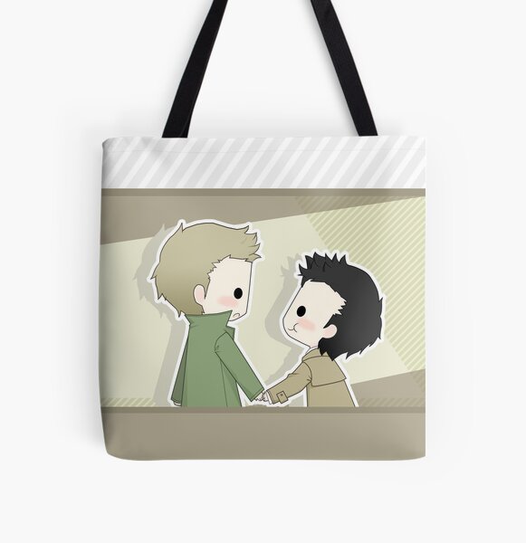 Holding hands All Over Print Tote Bag