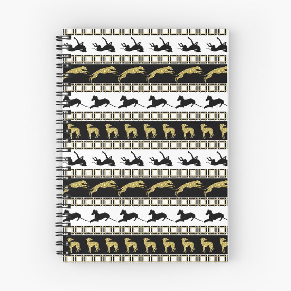 Item preview, Greyt Greyhounds in Black Gold and White Boxes designed and sold by GreytGraphicals.