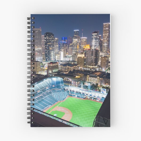 Item preview, Houston Skyline lit up at night with Minute Maid Park designed and sold by Raul Cano.