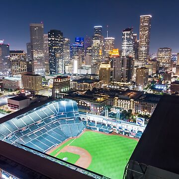 Minute Maid Park and Skyline - Downtown Houston Sunset - March 2019 - Fine  Art Photograph