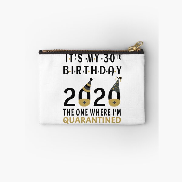 Aperçu de l'œuvre C'est mon 30e anniversaire, celui où je mets en quarantaine les cadeaux de distanciation sociale créée et vendue par AnimaLovers.