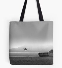 MISTY MANOEUVRE Tote Bag