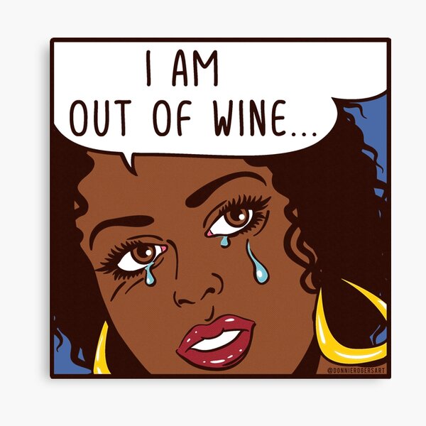 Out of Wine Canvas Print