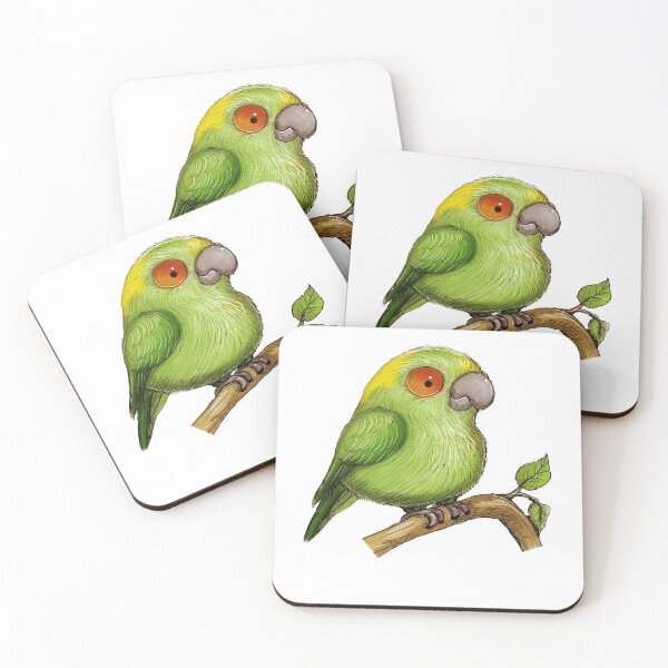 Item preview, Green parrot designed and sold by artofokan.