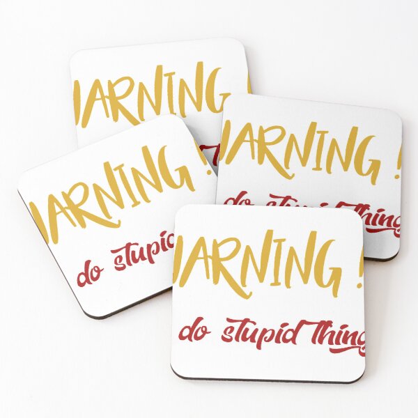 Item preview, Warning!! I do stupid things  designed and sold by Bakr122.