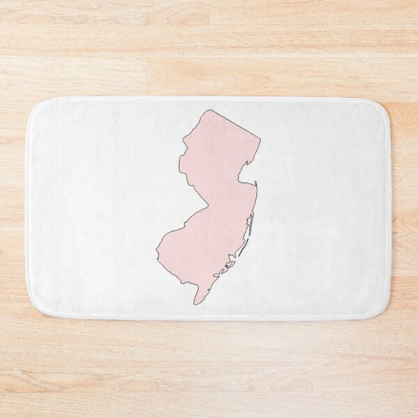 Item preview, Pink Pastel New Jersey State Sticker designed and sold by rossandrews.