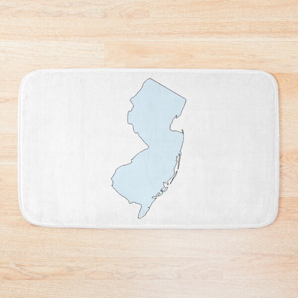 Item preview, Blue Pastel New Jersey State Sticker designed and sold by Mountainman420.