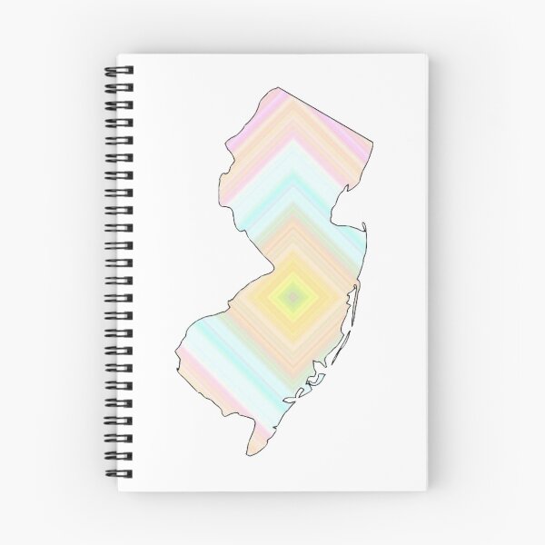 Item preview, Rainbow Pastel New Jersey State Sticker designed and sold by rossandrews.