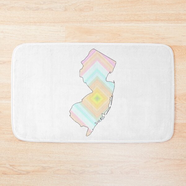 Item preview, Rainbow Pastel New Jersey State Sticker designed and sold by rossandrews.