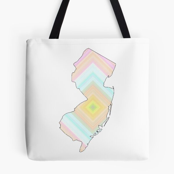 Item preview, Rainbow Pastel New Jersey State Sticker designed and sold by rossandrews.