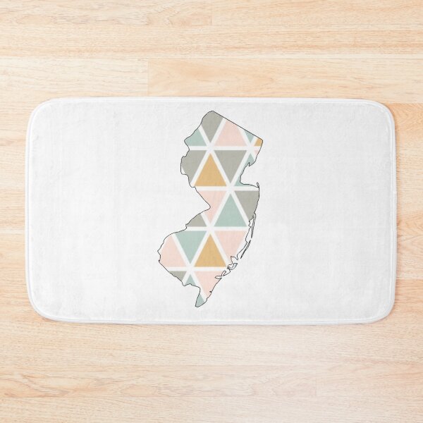 Item preview, Triangle Pastel Colorful New Jersey State Sticker designed and sold by rossandrews.