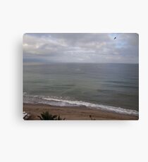 Shades and Sun at an endless Ocean - Sombras y Sol en un Mar infinito Canvas Print