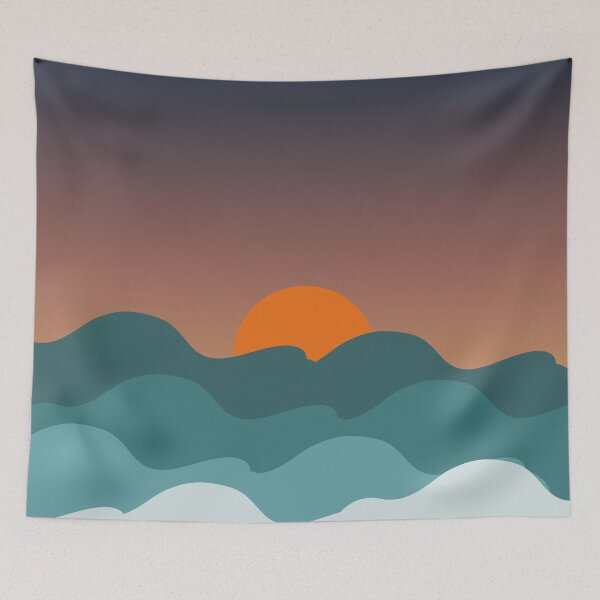 Item preview, sunset on the ocean designed and sold by Rosanna Nguyen.