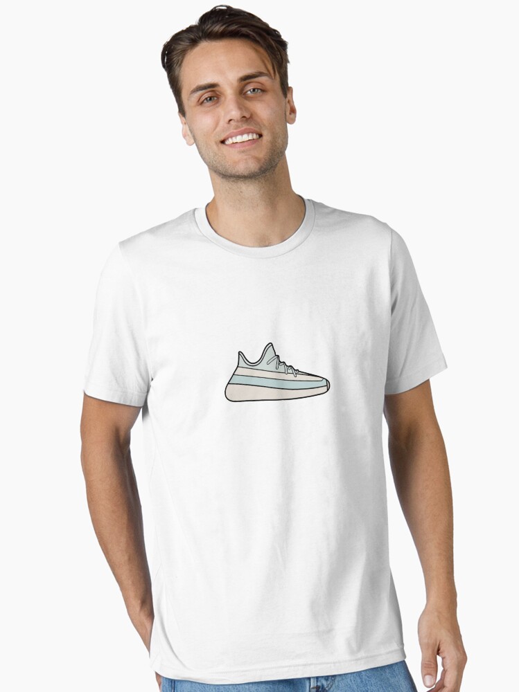 Adidas Yeezy Boost 350 v2 'Cloud White Non-Reflective' Illustration  Essential T-Shirt