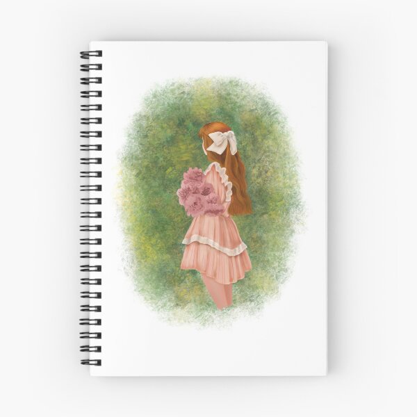 Item preview, Retro girl with flowers designed and sold by eves_aquadreams.