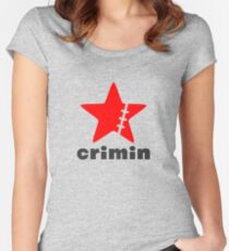 Camiseta entallada de cuello redondo Crimin