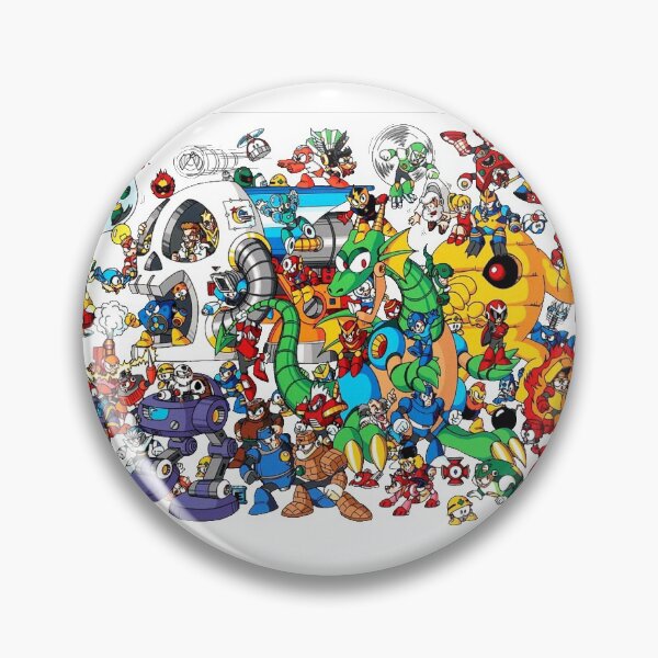 Item preview, Mega Man and all of his enemies designed and sold by infiniterivals.