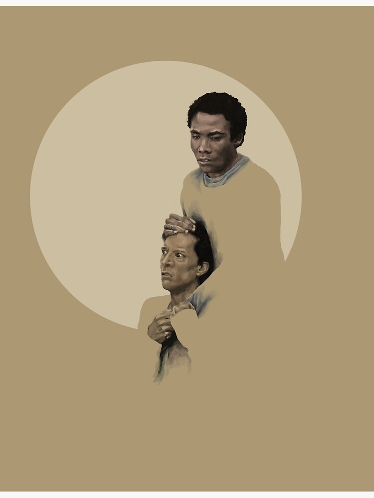 Discover Troy and Abed being sad Premium Matte Vertical Poster