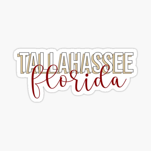 Item preview, tallahassee, florida sticker designed and sold by reaganhall18.