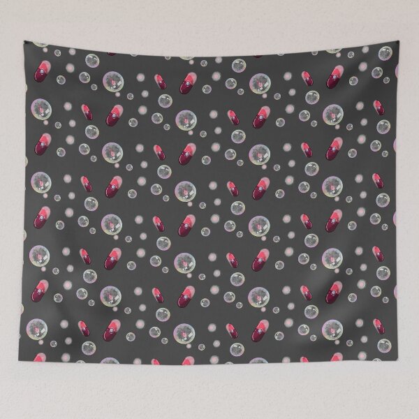 Item preview, red pills bubbles designed and sold by lmnopcreations.