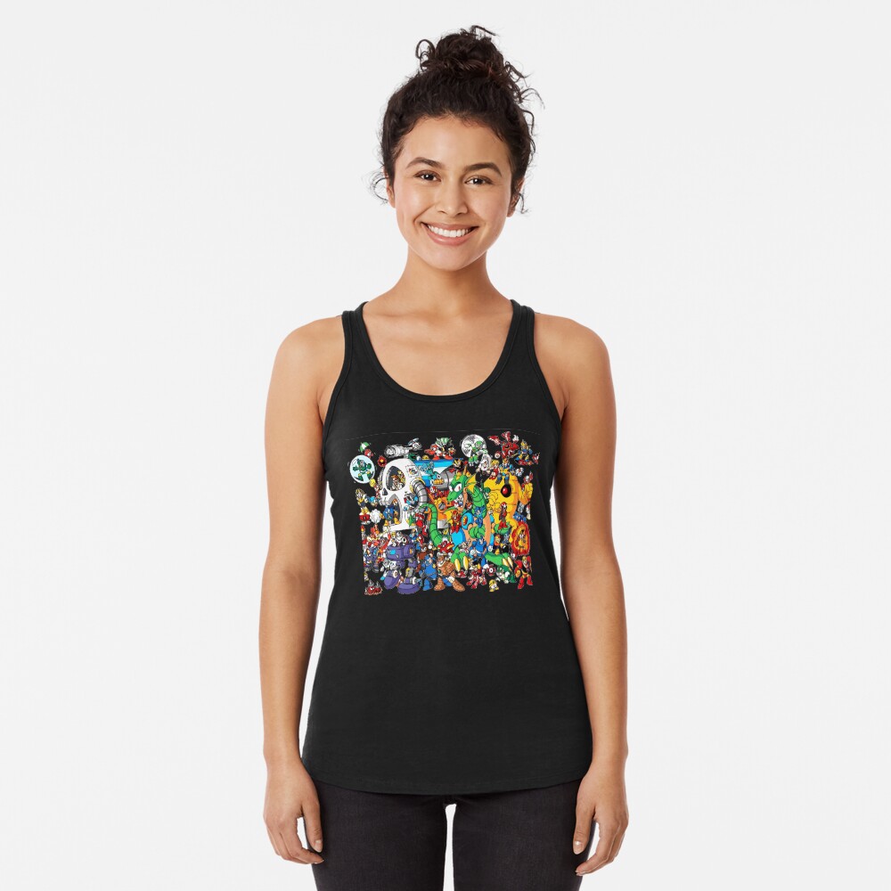 Vista previa del artículo con la obra «Camiseta con espalda nadadora», diseñado y vendido por infiniterivals.