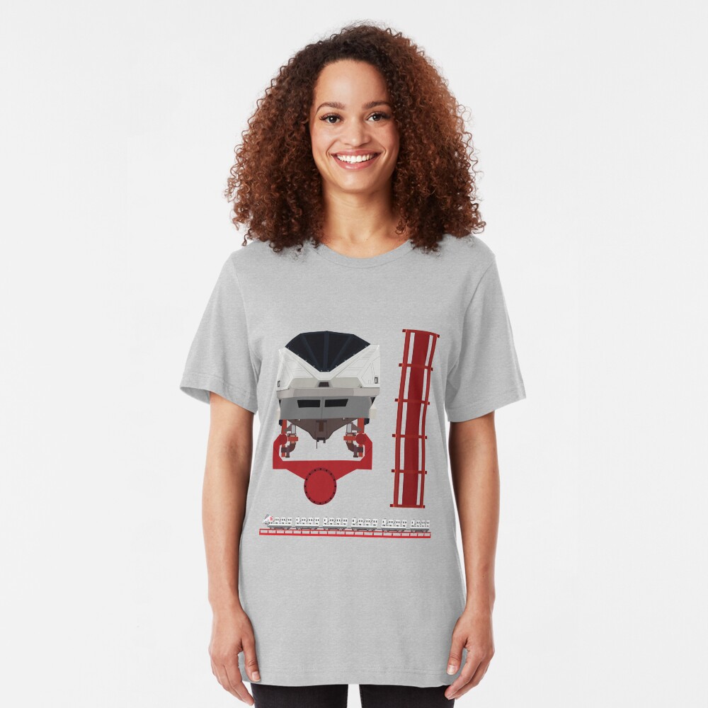 Magnum XL200 Coaster Train Design Slim Fit T-Shirt