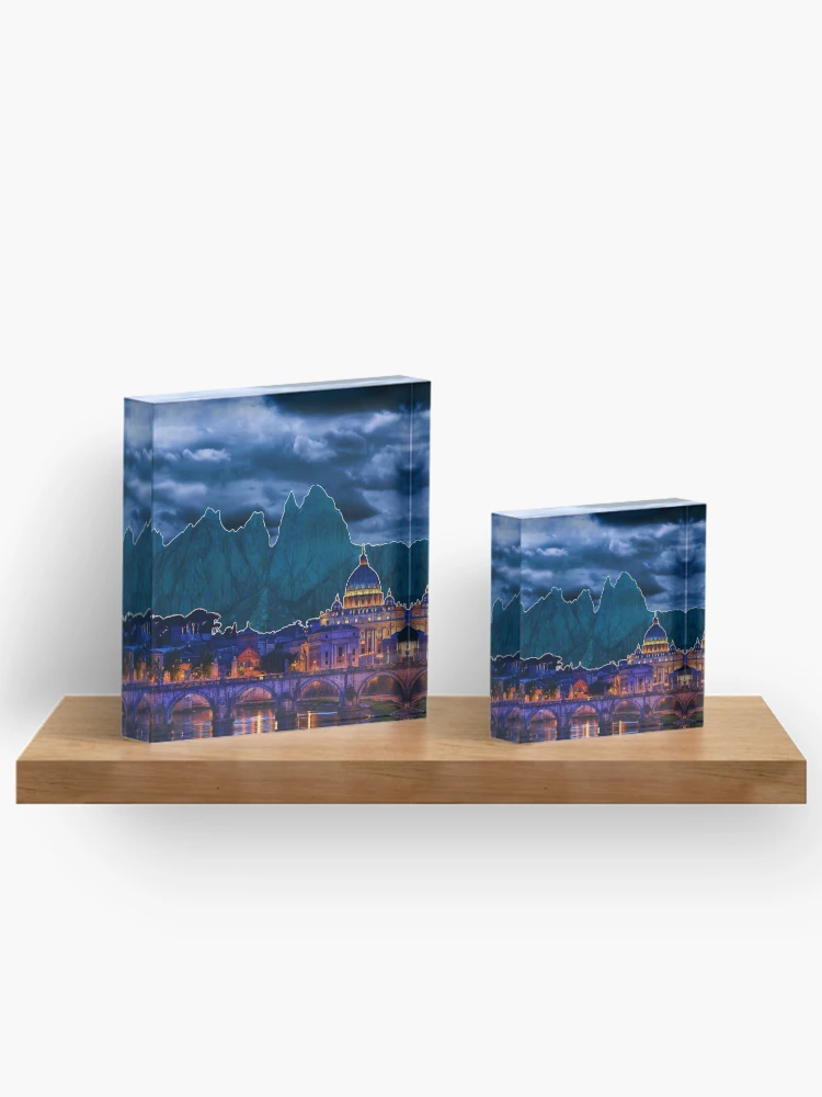Thumbnail 3 of 5, Acrylic Block, When In Rome designed and sold by MagicMullet.